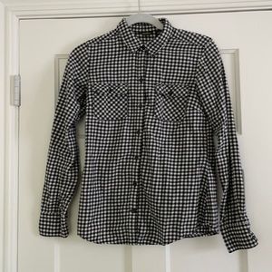 Eddie Bauer Size XS Gingham Flannel Shirt